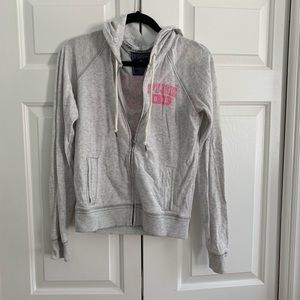 PINK Zip-Up Hooded Jacket